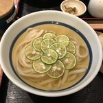 釜喜利うどん - 釜喜利名物すだちかけ￥770