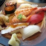 魚河岸のすし えびす - にぎり10貫780円