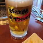 焼肉冷麺やまなか家 - ラガー(生ビール)550円
