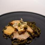 レストラン オオツ - 2021.5 青森エゾアワビ アワビの肝を練り込んだ自家製パスタ