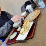 蕎麦 の澤 - 天然海老と野菜の天せいろ(¥1,580)