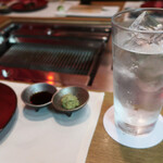 お肉屋 けいすけ 三男坊 - レモンサワー