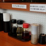 うさ担 - 卓上備品の様子。