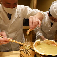 富小路 やま岸 - 蟹のみそしゃぶ