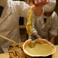 富小路 やま岸 - 蟹のみそしゃぶ