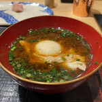 鮨旬美西川 - お味噌汁