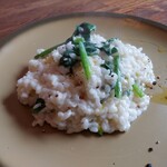 イタリア食堂 タク - 料理写真:ゴルゴンゾーラとほうれん草のリゾット 950円