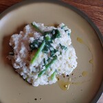 イタリア食堂 タク - ゴルゴンゾーラとほうれん草のリゾット 950円