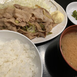 Shouwa Shokudou - ジャンジャン焼定食。