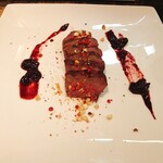 純米酒とお出汁 雲母 - 蝦夷鹿ロースト