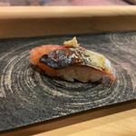 鮨 大門 - 7貫目.僕の鯵