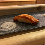 鮨 大門 - 7貫目.妻の桜鱒