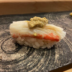 鮨 大門 - 8貫目.ズワイガニ