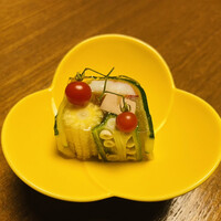 柿安 料亭本店 - 季節の野菜と魚介の和風テリーヌ