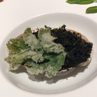 分とく山 - アワビの磯焼き