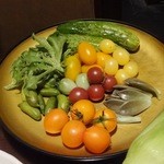 魚の家 - 数々の野菜