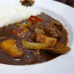 マイカリー食堂 - 牛すじカレー　具アップ