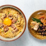 草烤小雞和品牌雞風味亲子丼丼