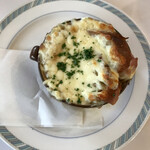 レストラン ルボワール - オニオングラタンスープ