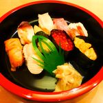 奴寿司 - 特上生寿司(9かん　2415円)