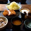 農村料理の店 もくもく - 料理写真:とろろごはんと厚切り上ロースとんかつ膳