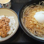 ゆで太郎 - ご飯に納豆、蕎麦に温玉IN！