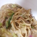 長崎ちゃんぽん 旬 - アップ。もちもちの麺。餡は、濃厚なお味です。