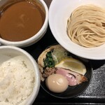 鴨出汁中華蕎麦 麺屋yoshiki - 鴨カレーつけ麵+小ライス