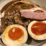 鴨出汁中華蕎麦 麺屋yoshiki - 鴨カレーつけ麵+小ライス