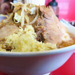 ラーメン二郎 - ラーメン小＋ニンニク多め＋白ネギ