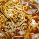 ラーメン二郎 - 赤酢投入～♪