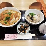 ふく福 - かつ丼温麺セット¥1,180