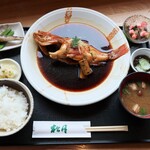 松月 - 煮魚定食　釣りワガ