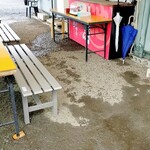 丸池製麺所 - 屋外席