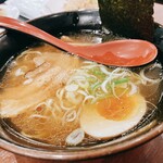 えび豚骨拉麺 春樹 - レディースセット（790円）のラーメン_2021年5月