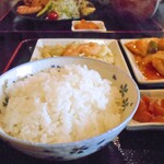 なばりゅう - 「おまかせ定食」のご飯