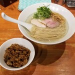 麺屋 六感堂 - しじみラーメン＋炊き込みご飯
