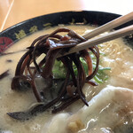 博多ラーメン つる - 良質な木耳