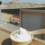 MAKOTOYA CAFE - バニラソフトクリームは330円でした