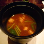 Kappou Matsumoto Eiraku Ten - ☆お寿しランチの赤出汁(*^^)v☆