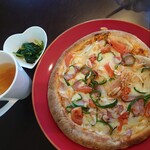 カフェレストラン バンビーナ - ピザセット