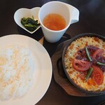 カフェレストラン バンビーナ - 子ずぼらハンバーグ