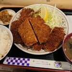 うえはら - ハムカツ定食 800円