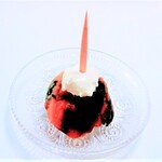 WINE&BEER 頂 - バルサミコかぼちゃ(オリジナルバルサミコソースで味をつけて形成したかぼちゃは見違えますよ)
