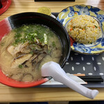 きたろうラーメン - ランチAセット（豚骨ラーメン）