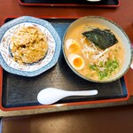 Nintama Ra-Men - にんたま味噌、チャーハンセット@940円