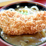 まいどまいど - 理想とするチキンカツカレーうどんの チキンカツでした。