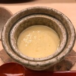 日本橋蛎殻町 すぎた - 海鼠腸の茶碗蒸し