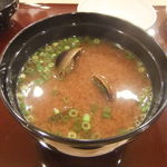 寿し ひでたか - しじみの赤出汁。