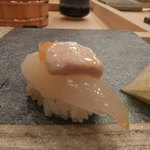 寿し ひでたか - カワハギ肝のせ